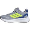 imageadidas Toddler Boys Runfalcon 5 Slip On Sneakers Shoes Casual  BlackHalo SilverLucid LemonTeam Royal Blue