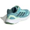 imageadidas Toddler Boys Runfalcon 5 Slip On Sneakers Shoes Casual  BlackMint TonPreloved TealSemi Green Spark