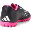 imageadidas Unisex Predator Accuracy4 Turf Flexible Ground Soccer Shoe  Kids Soccer CleatBlackWhiteTeam Shock Pink