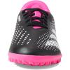 imageadidas Unisex Predator Accuracy4 Turf Flexible Ground Soccer Shoe  Kids Soccer CleatBlackWhiteTeam Shock Pink