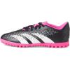 imageadidas Unisex Predator Accuracy4 Turf Flexible Ground Soccer Shoe  Kids Soccer CleatBlackWhiteTeam Shock Pink