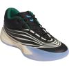 imageadidas UnisexAdult Dame X Basketball SneakerBlackWarm VanillaBlue Burst