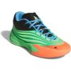 imageadidas UnisexAdult Dame X Basketball SneakerLime BurstSignal CoralBlue Burst