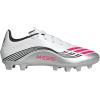 imageadidas UnisexAdult F50 Messi Club Firm Multi Ground SneakerWhiteLucid RedSilver Metallic