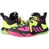 imageadidas UnisexAdult Harden Stepback 2 Basketball ShoeBlackShock PinkTeam Solar Yellow
