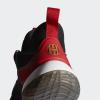imageadidas UnisexAdult Harden Stepback 2 Basketball ShoeCore BlackGold MetallicScarlet
