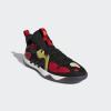imageadidas UnisexAdult Harden Stepback 2 Basketball ShoeCore BlackGold MetallicScarlet