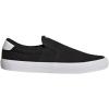 imageadidas UnisexAdult Vulcraid3r Slip on Running ShoeBlackBlackWhite