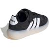 imageadidas UnisexChild Barreda Decode Elastic Lace ampamp Strap SneakerBlackWhiteWhite