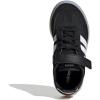 imageadidas UnisexChild Barreda Decode Elastic Lace ampamp Strap SneakerBlackWhiteWhite