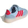 imageadidas UnisexChild Barreda Decode Elastic Lace ampamp Strap SneakerClear SkyBright RedWhite