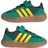 imageadidas UnisexChild Barreda Decode Elastic Lace ampamp Strap SneakerCollegiate GreenYellowCourt Green