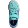 imageadidas UnisexChild Barreda Decode Elastic Lace ampamp Strap SneakerFlash AquaBlue FusionOff White