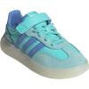 imageadidas UnisexChild Barreda Decode Elastic Lace ampamp Strap SneakerFlash AquaBlue FusionOff White