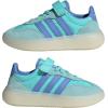 imageadidas UnisexChild Barreda Decode Elastic Lace ampamp Strap SneakerFlash AquaBlue FusionOff White