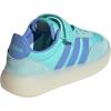 imageadidas UnisexChild Barreda Decode Elastic Lace ampamp Strap SneakerFlash AquaBlue FusionOff White