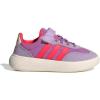imageadidas UnisexChild Barreda Decode Elastic Lace ampamp Strap SneakerPreloved PurpleLucid RedPowder Plum