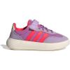 imageadidas UnisexChild Barreda Decode Elastic Lace ampamp Strap SneakerPreloved PurpleLucid RedPowder Plum