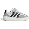 imageadidas UnisexChild Barreda Decode Elastic Lace ampamp Strap SneakerWhiteBlackGrey