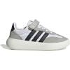 imageadidas UnisexChild Barreda Decode Elastic Lace ampamp Strap SneakerWhiteBlackGrey