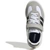 imageadidas UnisexChild Barreda Decode Elastic Lace ampamp Strap SneakerWhiteBlackGrey