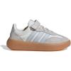 imageadidas UnisexChild Barreda Decode Elastic Lace ampamp Strap SneakerWhiteHalo BlueGrey