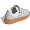 imageadidas UnisexChild Barreda Decode Elastic Lace ampamp Strap SneakerWhiteHalo BlueGrey