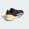 imageadidas UnisexChild Court Flash SneakerAurora BlackWhiteSpark