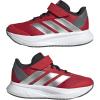 imageadidas UnisexChild Duramo Sl Elastic Lace ampamp Strap Running SneakerBetter ScarletSilver MetallicLucid Red