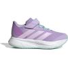 imageadidas UnisexChild Duramo Sl Elastic Lace ampamp Strap Running SneakerPowder PlumIce LavenderFlash Aqua