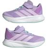 imageadidas UnisexChild Duramo Sl Elastic Lace ampamp Strap Running SneakerPowder PlumIce LavenderFlash Aqua