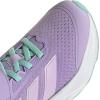 imageadidas UnisexChild Duramo Sl Elastic Lace ampamp Strap Running SneakerPowder PlumIce LavenderFlash Aqua