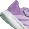 imageadidas UnisexChild Duramo Sl Elastic Lace ampamp Strap Running SneakerPowder PlumIce LavenderFlash Aqua