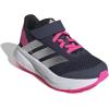 imageadidas UnisexChild Duramo Sl Elastic Lace ampamp Strap Running SneakerShadow NavySilver MetallicLucid Pink