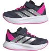 imageadidas UnisexChild Duramo Sl Elastic Lace ampamp Strap Running SneakerShadow NavySilver MetallicLucid Pink