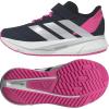 imageadidas UnisexChild Duramo Sl Elastic Lace ampamp Strap Running SneakerShadow NavySilver MetallicLucid Pink