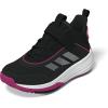 imageadidas UnisexChild Own The Game 30 Basketball SneakerBlackIron MetallicShock Pink