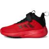 imageadidas UnisexChild Own The Game 30 Basketball SneakerBlackRedRed