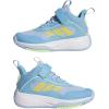 imageadidas UnisexChild Own The Game 30 Basketball SneakerBlueWhiteSemi Blue Burst