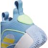 imageadidas UnisexChild Own The Game 30 Basketball SneakerBlueWhiteSemi Blue Burst