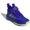 imageadidas UnisexChild Own The Game 30 Basketball SneakerLucid BlueSilver MetallicLime Burst
