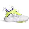 imageadidas UnisexChild Own The Game 30 Basketball SneakerWhiteGreySolar Slime