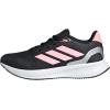 imageadidas UnisexChild Run Falcon 5 SneakerBlackPink SparkSilver Metallic