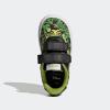 imageadidas UnisexChild Vulc Raid3r Skate ShoesCore BlackStill GreenFtwr White Muppets Cross Strap