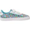 imageadidas UnisexChild Vulcraid3r Skate ShoeWhiteBright CyanBright Cyan Cross Strap