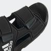 imageadidas UnisexChild Water Slide SandalBlackWhiteGrey