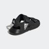 imageadidas UnisexChild Water Slide SandalBlackWhiteGrey