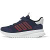 imageadidas UnisexChild XPLR Path Elastic Lace ampamp Strap SneakerDark BlueSemi Impact OrangeWhite