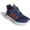 imageadidas UnisexChild XPLR Path Elastic Lace ampamp Strap SneakerDark BlueSemi Impact OrangeWhite