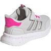 imageadidas UnisexChild XPLR Path Elastic Lace ampamp Strap SneakerDash GreySilver MetallicShock Pink